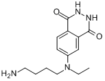CAS:66612-29-1_N-(4-氨基丁基)-N-乙基异鲁米诺的分子结构