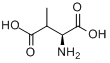 CAS:6667-60-3_3-甲基天门冬氨酸的分子结构