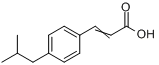 CAS:66734-95-0_4-异丁基肉桂酸的分子结构