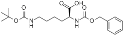 CAS:66845-42-9_N-苄氧羰基-N'-叔丁氧羰基-L-赖氨酸的分子结构