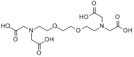 CAS:67-42-5_乙二醇双(2-氨基乙基醚)四乙酸的分子结构