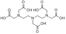 CAS:67-43-6_二乙烯三胺五醋酸的分子结构