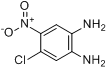 CAS:67073-39-6_4-氯-5-硝基-O-苯二胺的分子结构