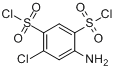 CAS:671-89-6_4-氨基-6-氯-1,3-苯二磺酰氯的分子结构