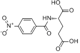 CAS:6758-40-3_N-对硝基苯甲酰谷氨酸的分子结构