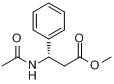 CAS:67654-58-4_(S)-N-乙酰基-beta-苯丙氨酸甲酯的分子结构