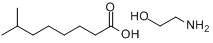 CAS:67801-50-7_异壬酸与氨基乙醇的化合物的分子结构