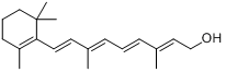 CAS:68-26-8_维生素A的分子结构