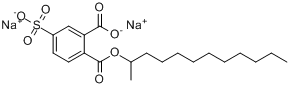 CAS:68003-45-2_4-磺基邻苯二甲酸-2-十二烷基酯二钠盐的分子结构