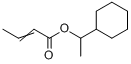 CAS:68039-69-0_2-丁烯酸-1-环己基乙基酯的分子结构