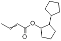 CAS:68039-73-6_2-丁烯酸[1,1'-联环戊基]-2-酯的分子结构