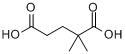 CAS:681-57-2_2,2-二甲基戊二酸的分子结构