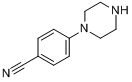 CAS:68104-63-2_4-哌嗪基苯甲腈的分子结构