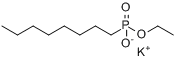 CAS:68134-28-1_辛基膦酸乙酯钾的分子结构