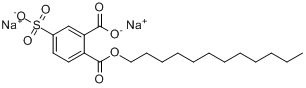 CAS:68189-35-5_4-磺基邻苯二甲酸十二烷基酯二钠的分子结构