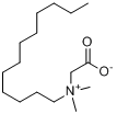 CAS:683-10-3_月桂基甜菜碱的分子结构