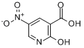 CAS:6854-07-5_2-羟基-5-硝基烟酸的分子结构