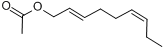 CAS:68555-65-7_(E,Z)--2,6-ɶϩ-1-Ӣƣ6-Nonadien-1-ol,acetate,(E,Z)-2ķӽṹ