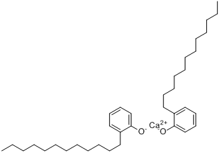 CAS:68784-25-8_硫化碳酸十二基苯酚酯钙盐的分子结构