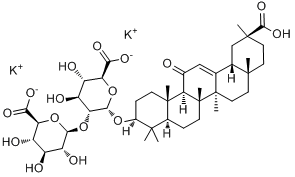 CAS:68797-35-3_甘草酸二钾盐的分子结构