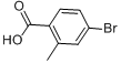 CAS:68837-59-2_4-溴-2-甲基苯甲酸的分子结构
