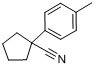 CAS:68983-70-0_1-(4-甲基苯基)-1-氰基环戊烷的分子结构