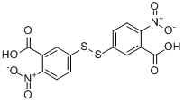 CAS:69-78-3_5,5'-二硫双(2-硝基苯甲酸)的分子结构
