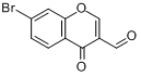 CAS:69155-80-2_7-溴-4-氧代-4H-苯并吡喃-3-甲醛的分子结构