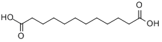 CAS:693-23-2_正十二烷二元酸的分子结构