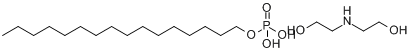 CAS:69331-39-1_十六醇磷酸酯二乙醇酰胺的分子结构