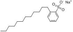 CAS:69669-44-9_C10-14-烷基苯磺酸衍生物钠盐的分子结构