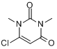 CAS:6972-27-6_6-氯-1,3-二甲基脲嘧啶的分子结构