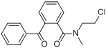 CAS:69984-25-4_邻苯甲酰基-N-(2-氯乙基)-N-甲基苯甲酰胺的分子结构