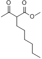 CAS:70203-04-2_2-正己基乙酰乙酸甲酯的分子结构