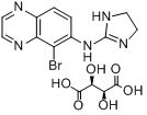 CAS:70359-46-5_酒石酸溴莫尼定的分子结构