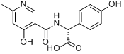 CAS:70785-61-4_2-(6-甲基-4-羟基烟酰胺基)-2-(4-羟基苯基)乙酸的分子结构