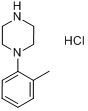 CAS:70849-60-4_1-(2-甲基苯基)哌嗪盐酸盐的分子结构