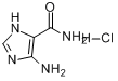 CAS:72-40-2_4-氨基-5-咪唑甲酰胺盐酸盐的分子结构