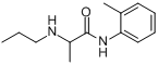CAS:721-50-6_丙胺卡因的分子结构