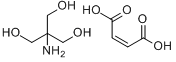 CAS:72200-76-1_三羟甲基氨基甲烷马来酸酯的分子结构