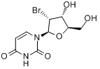 CAS:72218-68-9_2'-溴-2'-脱氧尿苷的分子结构