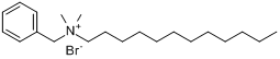 CAS:7281-04-1_十二烷基二甲基苄基溴化铵的分子结构