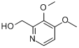 CAS:72830-08-1_2-羟甲基-3,4-二甲氧基吡啶的分子结构