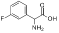 CAS:7292-74-2_DL-3-氟苯基甘氨酸的分子结构