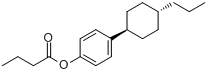 CAS:72928-32-6_丁酸-反-4-(4-丙基环己基)-苯基酯的分子结构