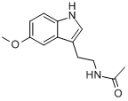 CAS:73-31-4_松果体素的分子结构