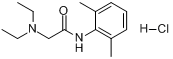 CAS:73-78-9_盐酸利多卡因的分子结构