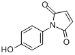 CAS:7300-91-6_4-马来酰亚胺基苯酚的分子结构