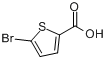 CAS:7311-63-9_5-溴噻吩-2-羧酸的分子结构