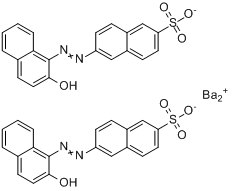 CAS:73612-37-0_6-[(2-羟基-1-萘基)偶氮]-2-萘磺酸钡的分子结构